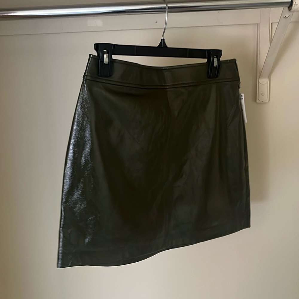 faux letter skirt